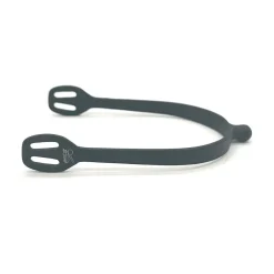 AJR Sport Matte Black Round End Spurs