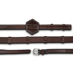 AJR Sport Rubber Reins with Leather Grips
