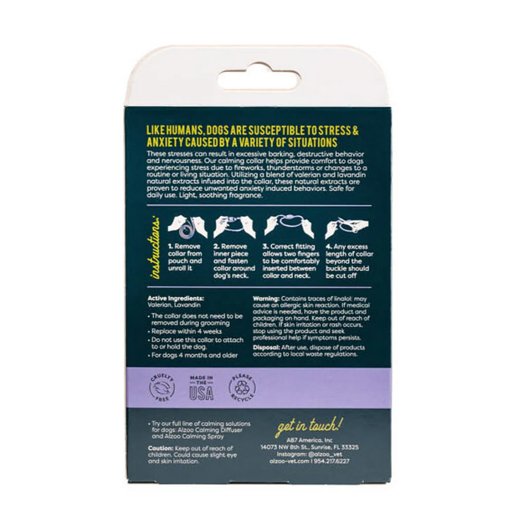 Alzoo Calming Collar for Dogs