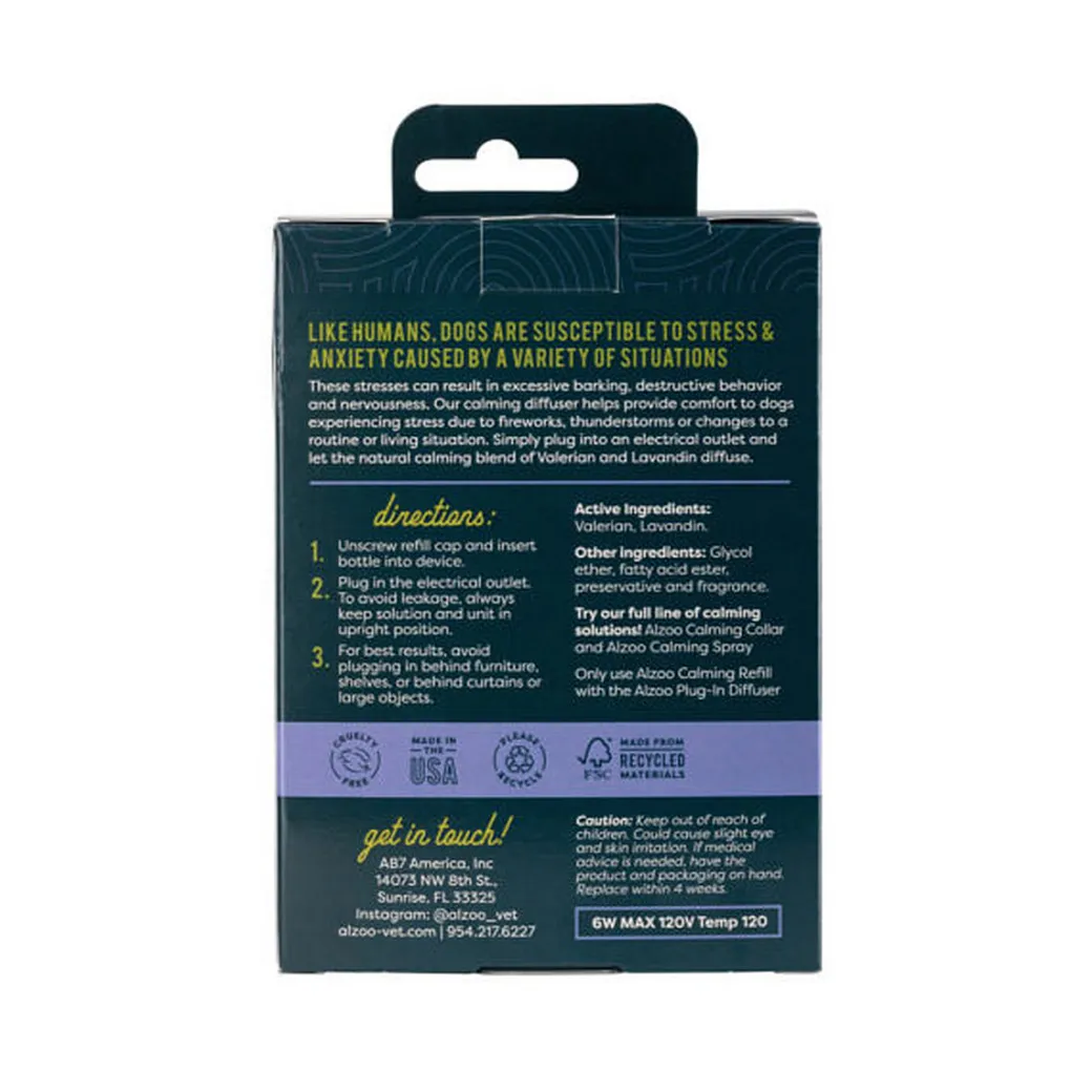 Alzoo Calming Diffuser Kit for Dogs