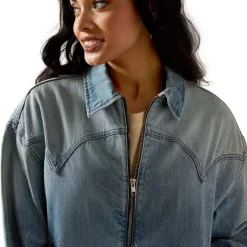 Ariat Cheyenne Denim Bomber Jacket