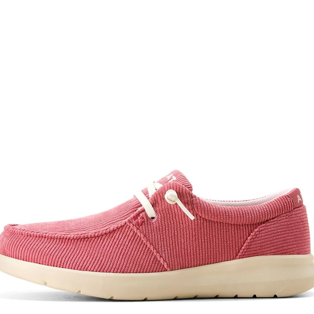 Ariat Hilo Pink Corduroy Shoes