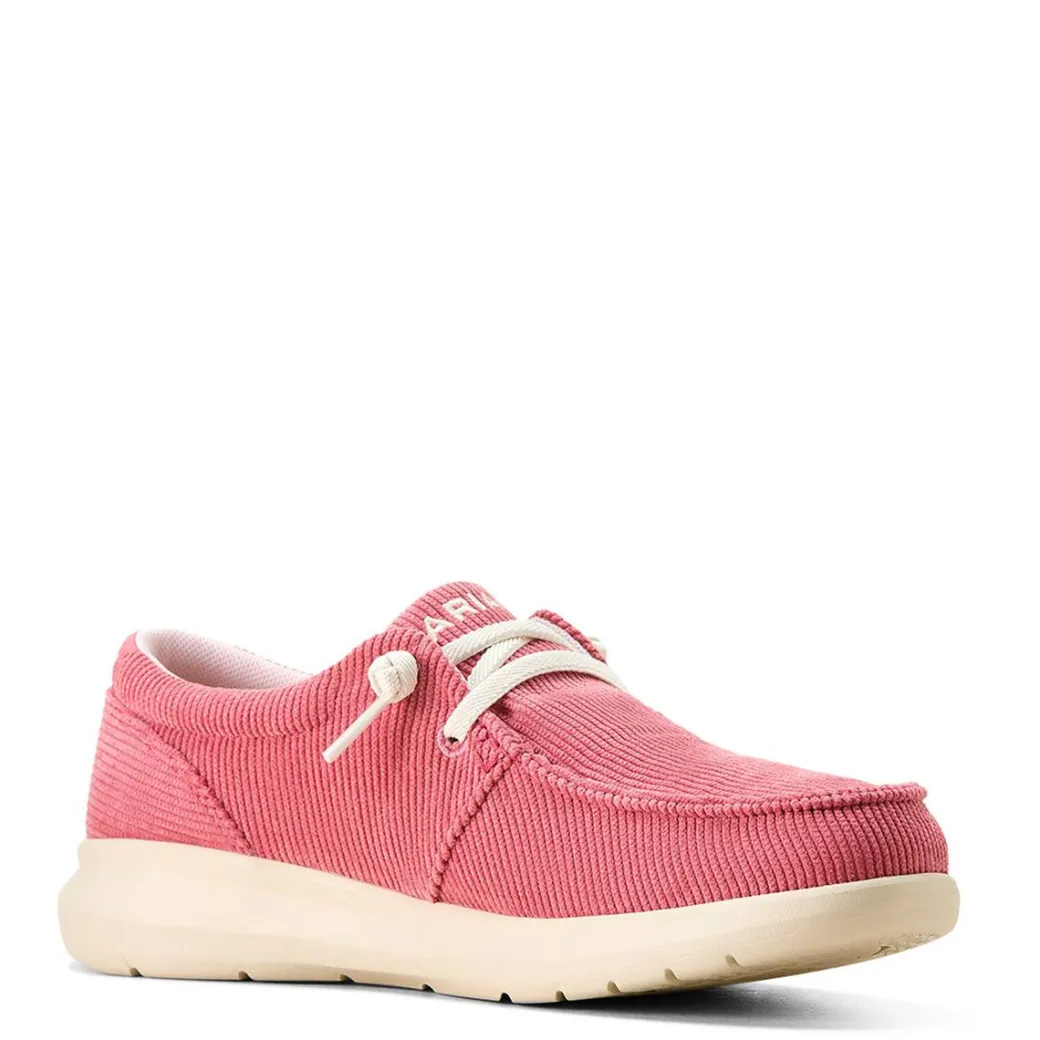 Ariat Hilo Pink Corduroy Shoes