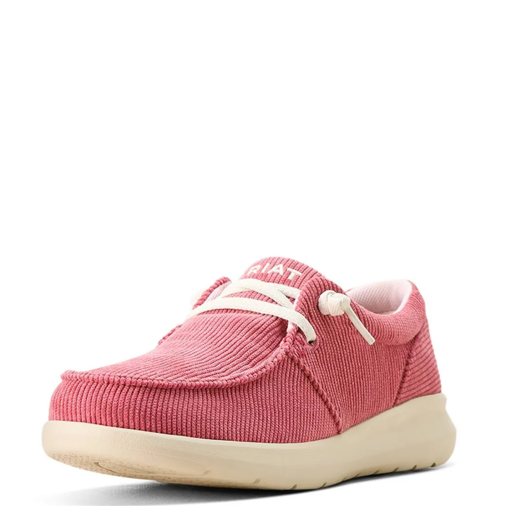 Ariat Hilo Pink Corduroy Shoes