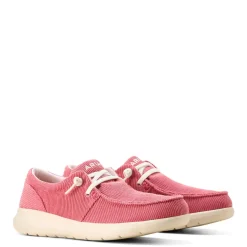 Ariat Hilo Pink Corduroy Shoes