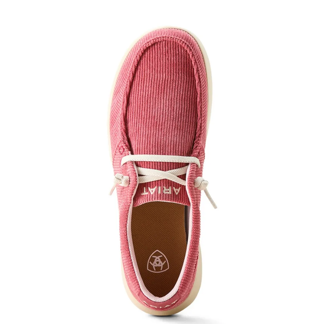 Ariat Hilo Pink Corduroy Shoes