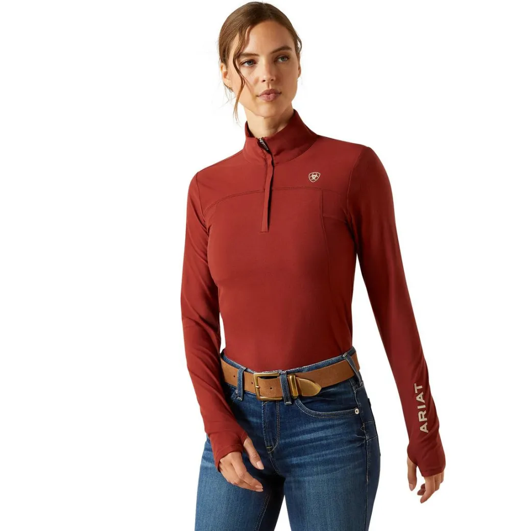 Ariat Lowell 3.0 1/4 Zip Baselayer Solids FW25