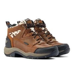 Ariat Terrain Cow Print Waterproof Boots