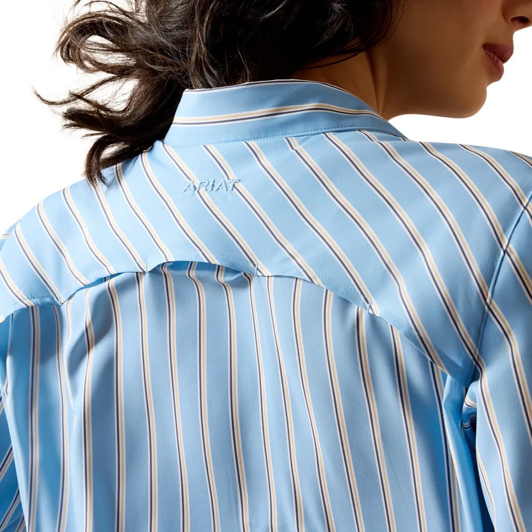 Ariat VentTEK LS Shirt | Blissful Blue Stripe