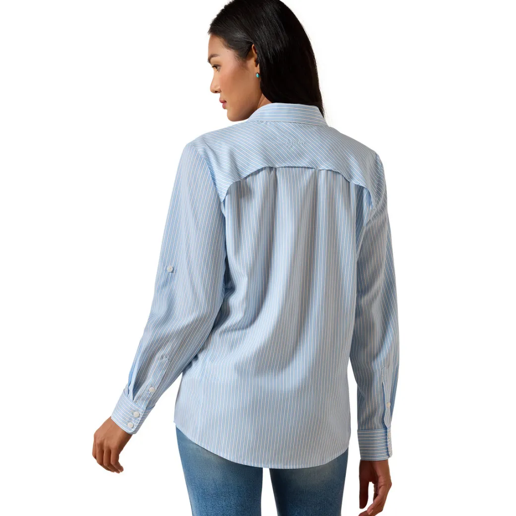 Ariat VentTEK LS Shirt | Nantucket Breeze Stripe