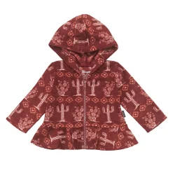 Baby Wrangler Cactus Fleece Ruffle Hoodie