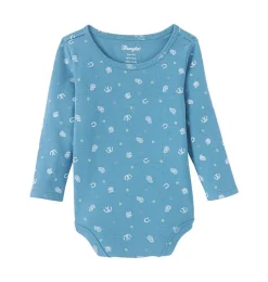 Baby Wrangler Horseshoes Onesie