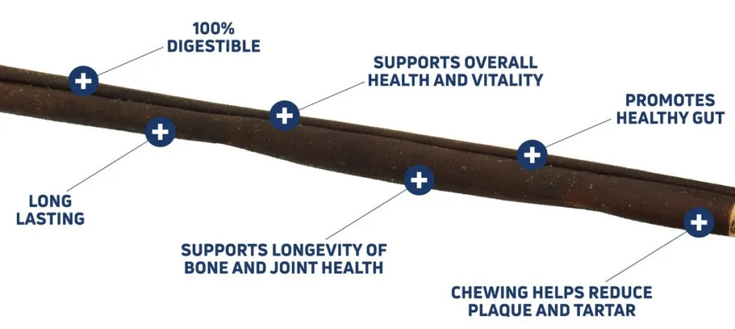 Barkworthies 6" Collagen Beef Sticks 3-Pack