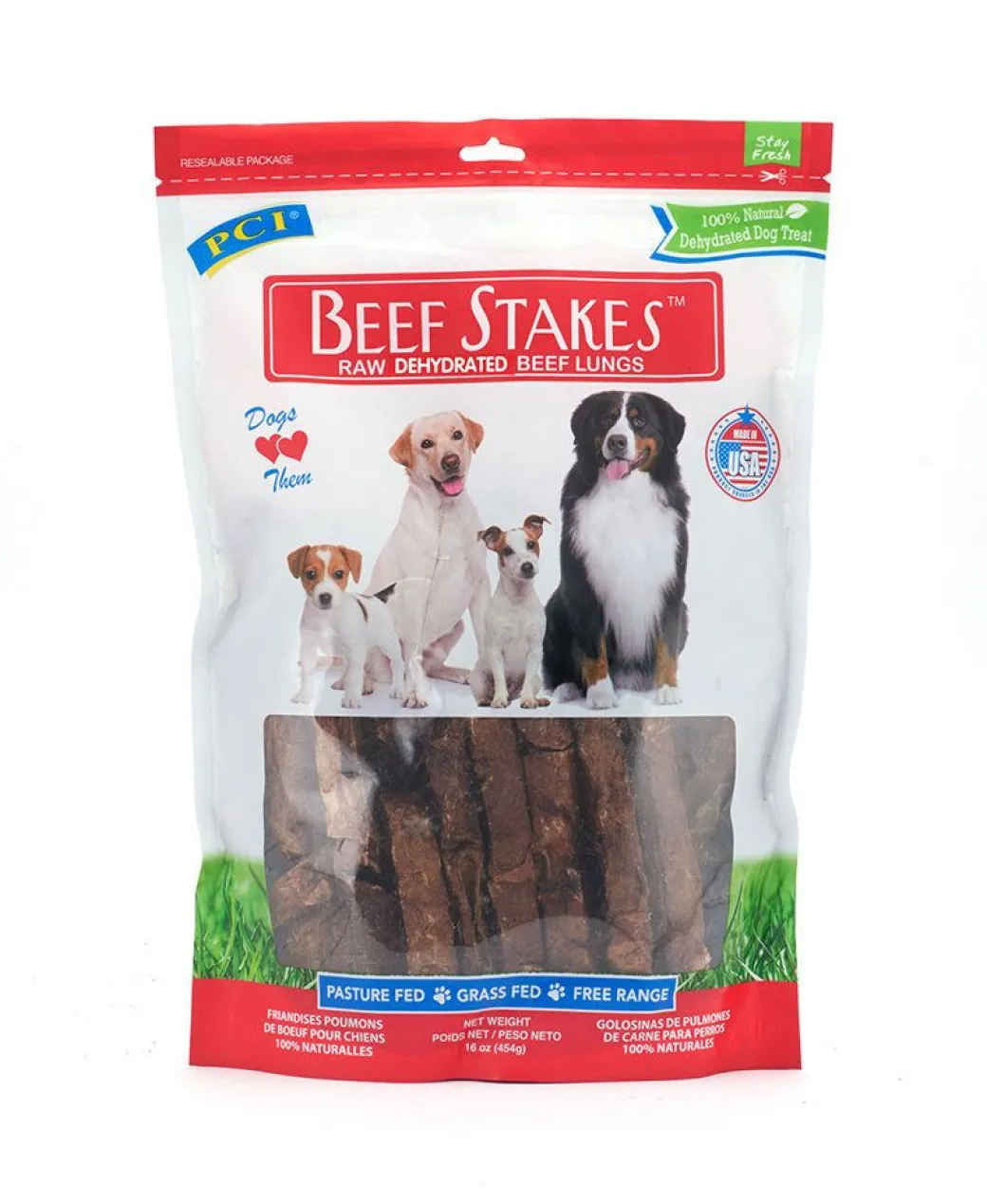 Beef Stakes Beef Lung Dog Treats