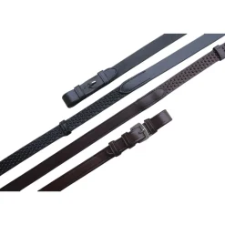 Black Oak Pebble Grip Reins w/ Stops