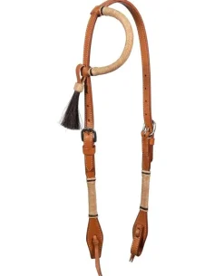 BLR Rawhide Round One Ear Headstall