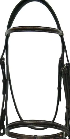Bobby's English Tack Plain Raised Bridle