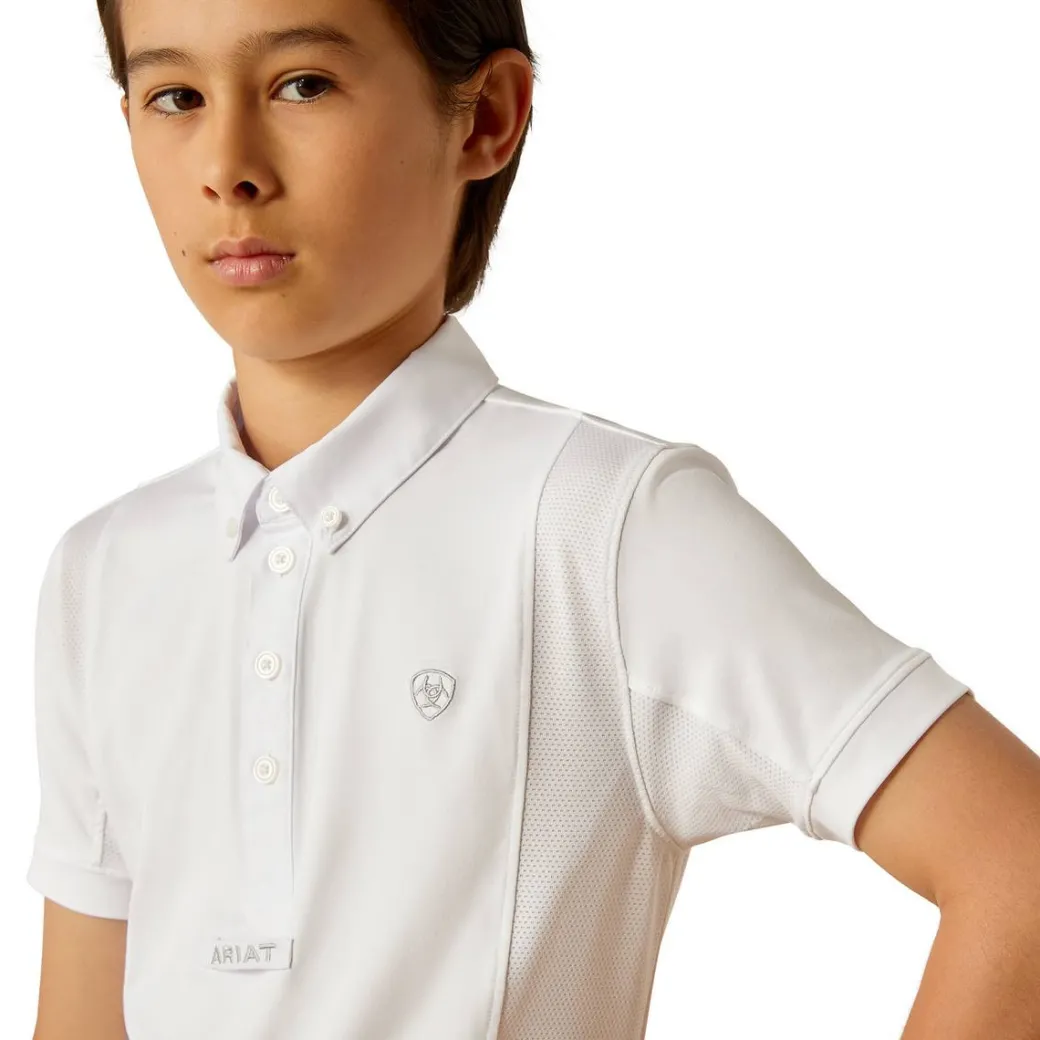 Boys Ariat TEK Short Sleeve Show Shirt