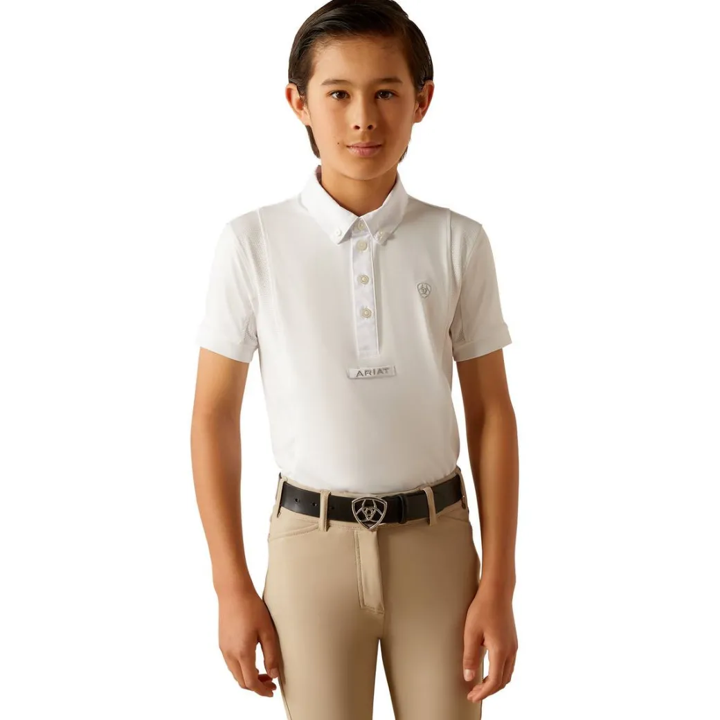 Boys Ariat TEK Short Sleeve Show Shirt