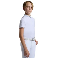 Boys Rider's Gene Zip Competition SS Shirt