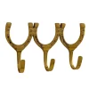 Brass Horseshoe Hook | Triple