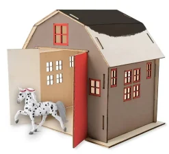 Breyer Stablemates Horse and Barn Paint & Play