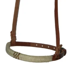 Buckaroo Leather Cavesson with Rawhide