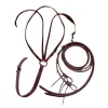 Buckaroo Leather German Martingale with Split Reins