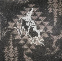 Bull Rider Aztec Jacquard Berber Blanket