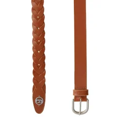 B Vertigo Braided Leather Belt