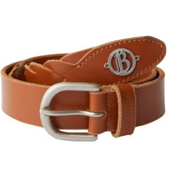 B Vertigo Braided Leather Belt