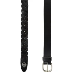 B Vertigo Braided Leather Belt