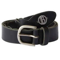 B Vertigo Braided Leather Belt