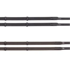 Camelot Rubberized Reins with Stops
