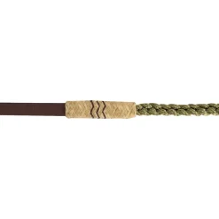 Cashel Flat Braid Roping Rein Rawhide Buttons