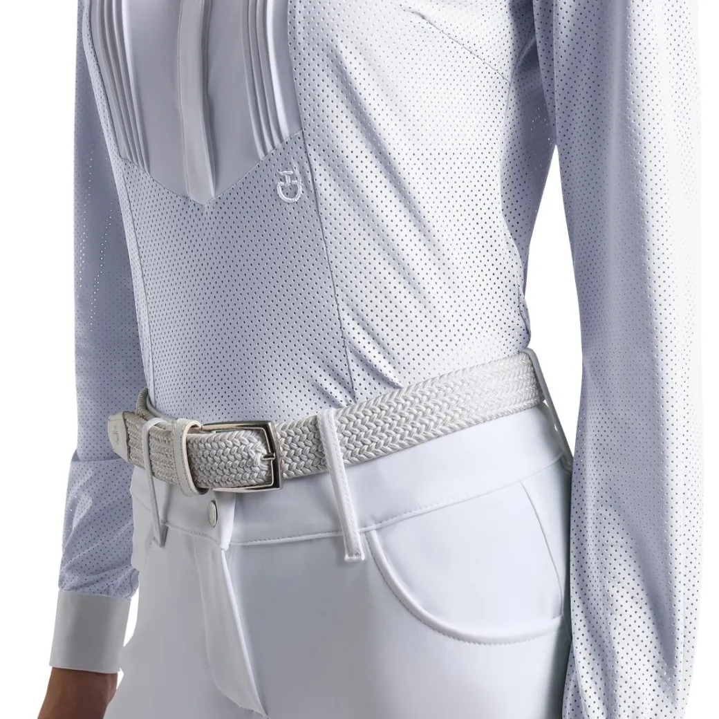 Cavalleria Toscana American LS Perforated Show Shirt