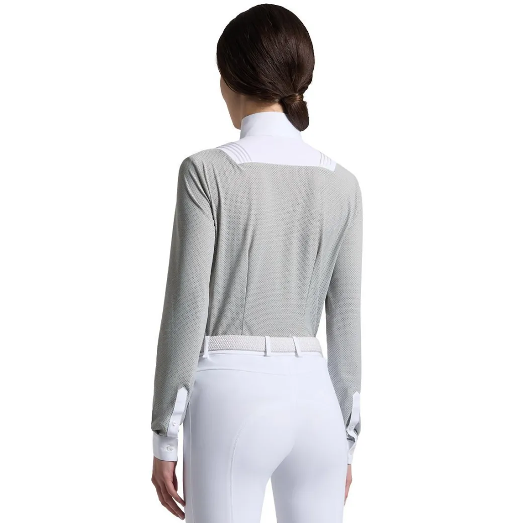 Cavalleria Toscana American LS Perforated Show Shirt