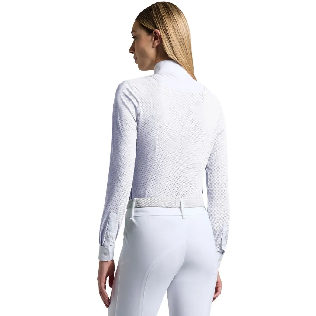 Cavalleria Toscana American LS Perforated Show Shirt