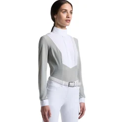 Cavalleria Toscana American LS Perforated Show Shirt