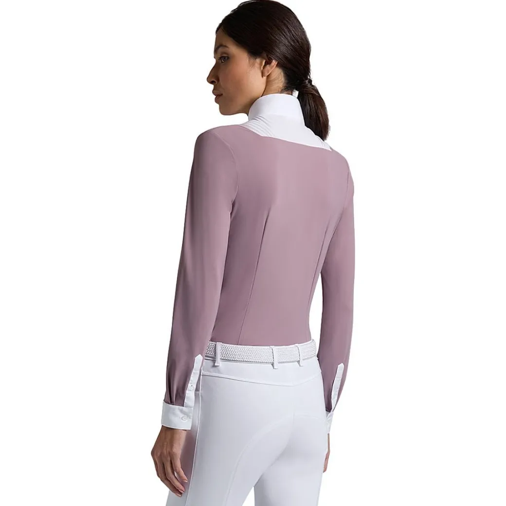 Cavalleria Toscana American LS Show Shirt | Grape Shake