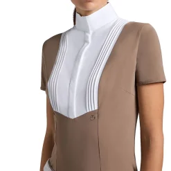 Cavalleria Toscana American SS Show Shirt | Walnut