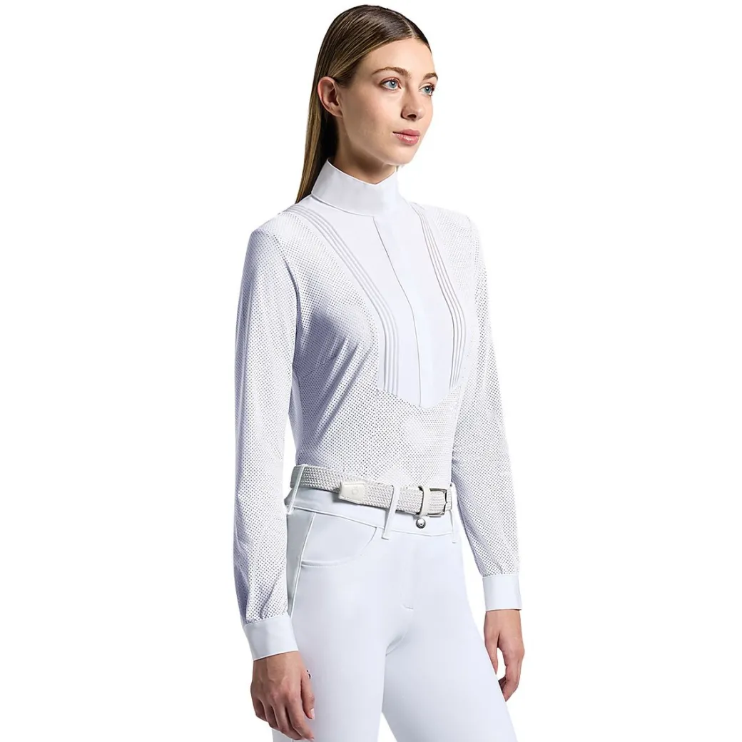 Cavalleria Toscana American Perforated Show Shirt