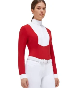 Cavalleria Toscana American Show Shirt Red