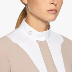 Cavalleria Toscana Bib Insert Competition Shirt Long Sleeve