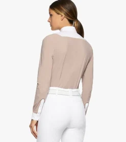 Cavalleria Toscana Bib Insert Competition Shirt Long Sleeve