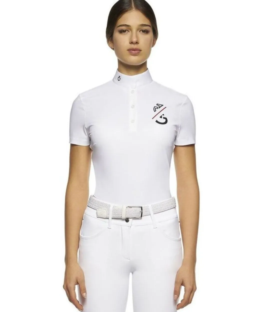 Cavalleria Toscana CT Team Red Stripe Polo