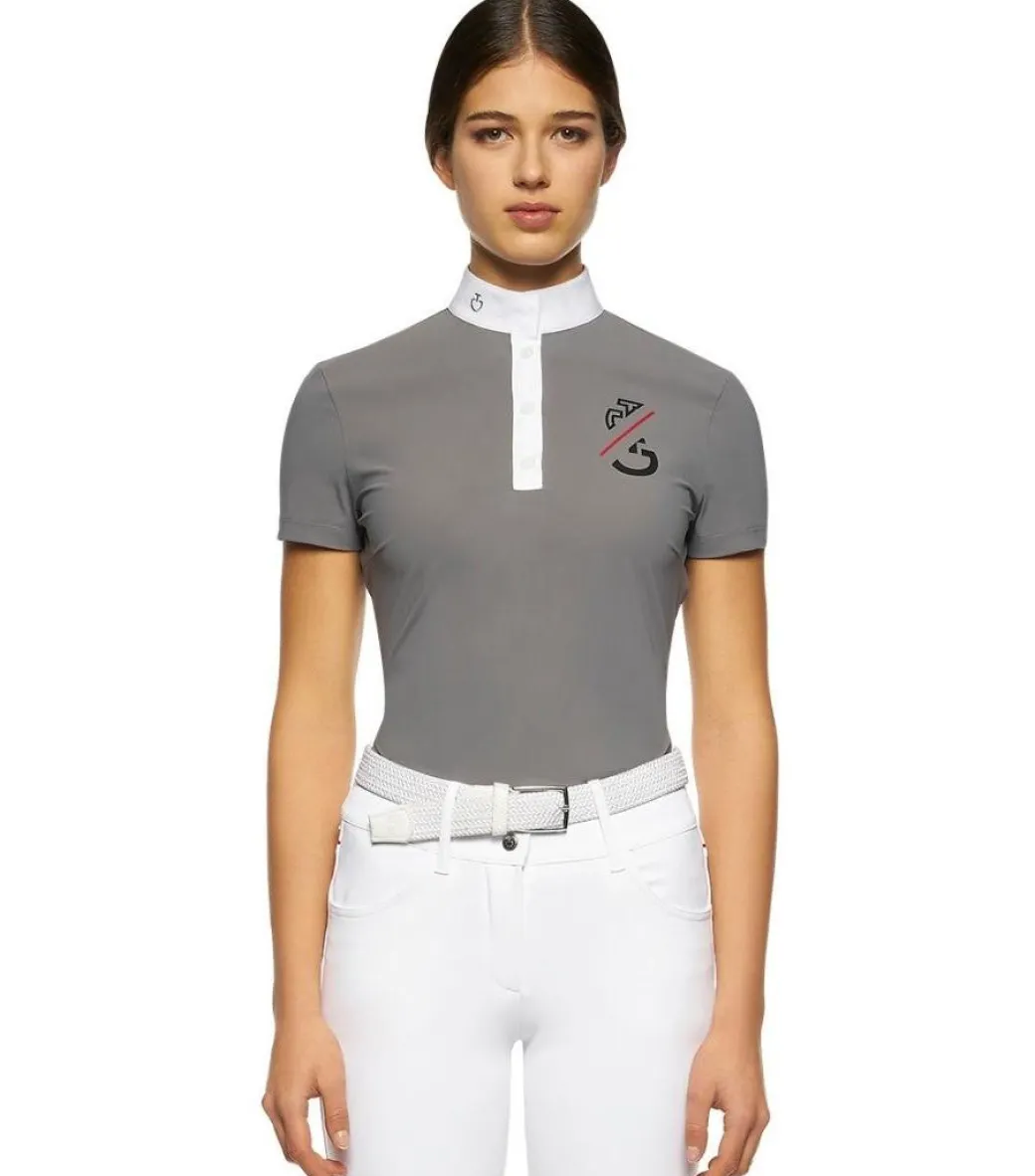 Cavalleria Toscana CT Team Red Stripe Polo