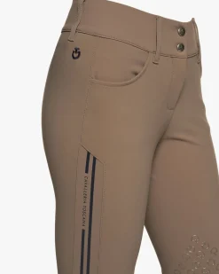 Cavalleria Toscana Embossed Stripe Breeches Knee Grip