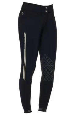 Cavalleria Toscana Embossed Stripe Breeches Knee Grip