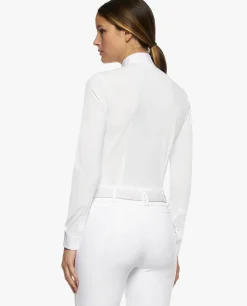 Cavalleria Toscana Fan Bib Swiss Dot Show Shirt